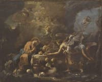 Christ Fed by Angels