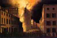 Conflagration of the Exchange Coffee House, Boston
