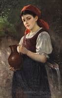 Young Girl with a Jug