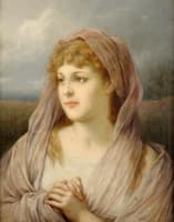 Blond Beauty with Veil