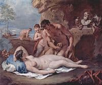 Sleeping Nymph with Two Satyrs