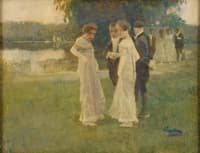 Elegant Company in the Park