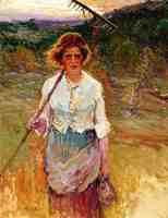 Woman with a Rake