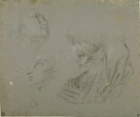 Studies of Three Women's Heads