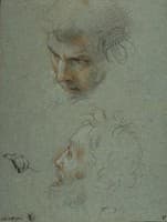 Studies of Two Heads and a Hand