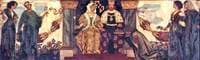 King and Queen of Hearts (triptych, centre panel)