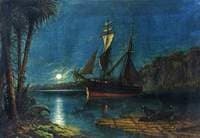Anchored Awaiting Cargo (from the series 'The Life of the Slaver Orange Grove')