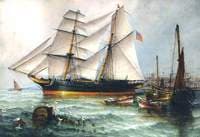 Leaving Sunderland Harbour (from the series 'The Life of the Slaver Orange Grove')