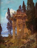 Landscape with Temple Ruins