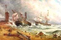 Wreck in Sunderland Harbour