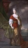 Susanna Robinson, Lady Delaval, as Venus, beside an Urn on a Pedestal, in a Landscape Setting
