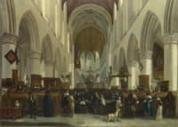 The Interior of the Saint Bavo in Haarlem