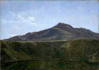 Monte Cavo from Lake Albano