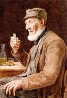 Old Man Smoking a Pipe