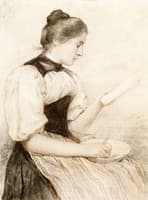 Girl with Apple Pie