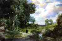 Young Girl in a Long Island Landscape
