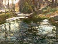 The Stream at Lamorna, Penzance, Cornwall