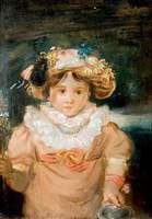 A Child with an Elaborate Headdress