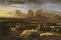 Panoramic Landscape with Mountains