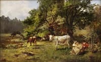 Cattle at the Watering Place