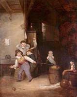 The Toy Prisoner Being Shot in the School Room