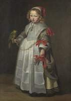 Portrait of a Girl with a Parrot