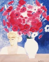 Pink Bouquet and Face