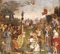 Legend of Sts. Cecilia and Valerian - The Martyrdom of Valerian and His Brother Tiburtius (Scene 5)