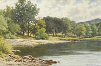 Summer Scene on the River Lune