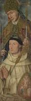 Saint Ambose with Ambrosius van Engelen (?)