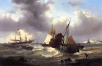 Shipping off the Coast in Choppy Seas
