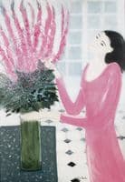 Flowers and Woman