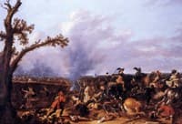 King Gustav Adolf II in the Battle of Lutzen on November 6,1632