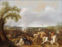 King Gustav Adolf II of Sweden in the Battle of Lutzen, 1632