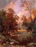 Autumn River Landscape