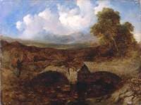 Landscape with Bridge and Figures