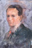 Man Wearing a Red Tie