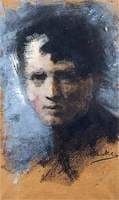 Man's Head in Colour