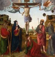 The Crucifixion with Madonna and Saints