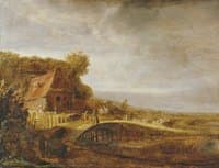 Landscape with a Farm and a Bridge