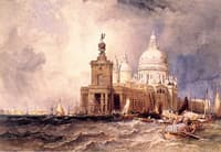 Venice: The Dogana and the Church of Santa Maria della Salute