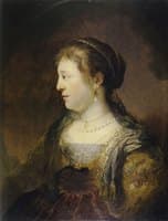 Portrait of a Woman in Profile