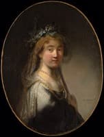 A Young Woman as a Shepherdess (Saskia as 'Flora')