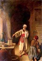 Rhazes, Persian Physician and Alchemist, in His Laboratory at Baghdad