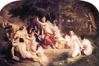 Diana and Her Nymphs Surprised by Actaeon