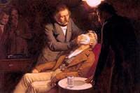 The First Use of Ether in Dental Surgery, 1846