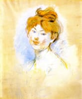 Head of a Red-Haired Girl