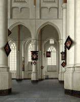Interior of the St Laurenskerk in Rotterdam