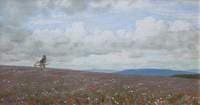 A Man Scything in a Field of Poppies