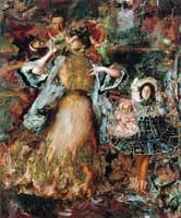 Self Portrait with Wife and Daughter